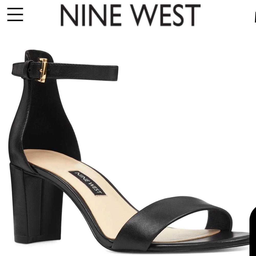 BNIB - Nine West Pruce Heel Strappy Shoes, Size 8M